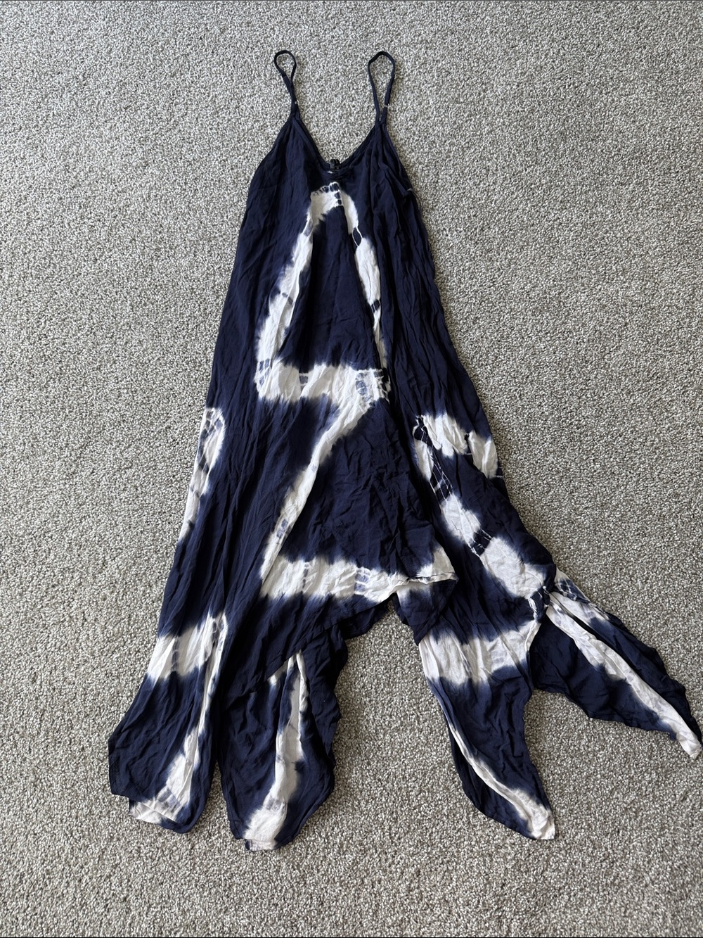 Women's Raviya Navy Tie-Dye Dress
